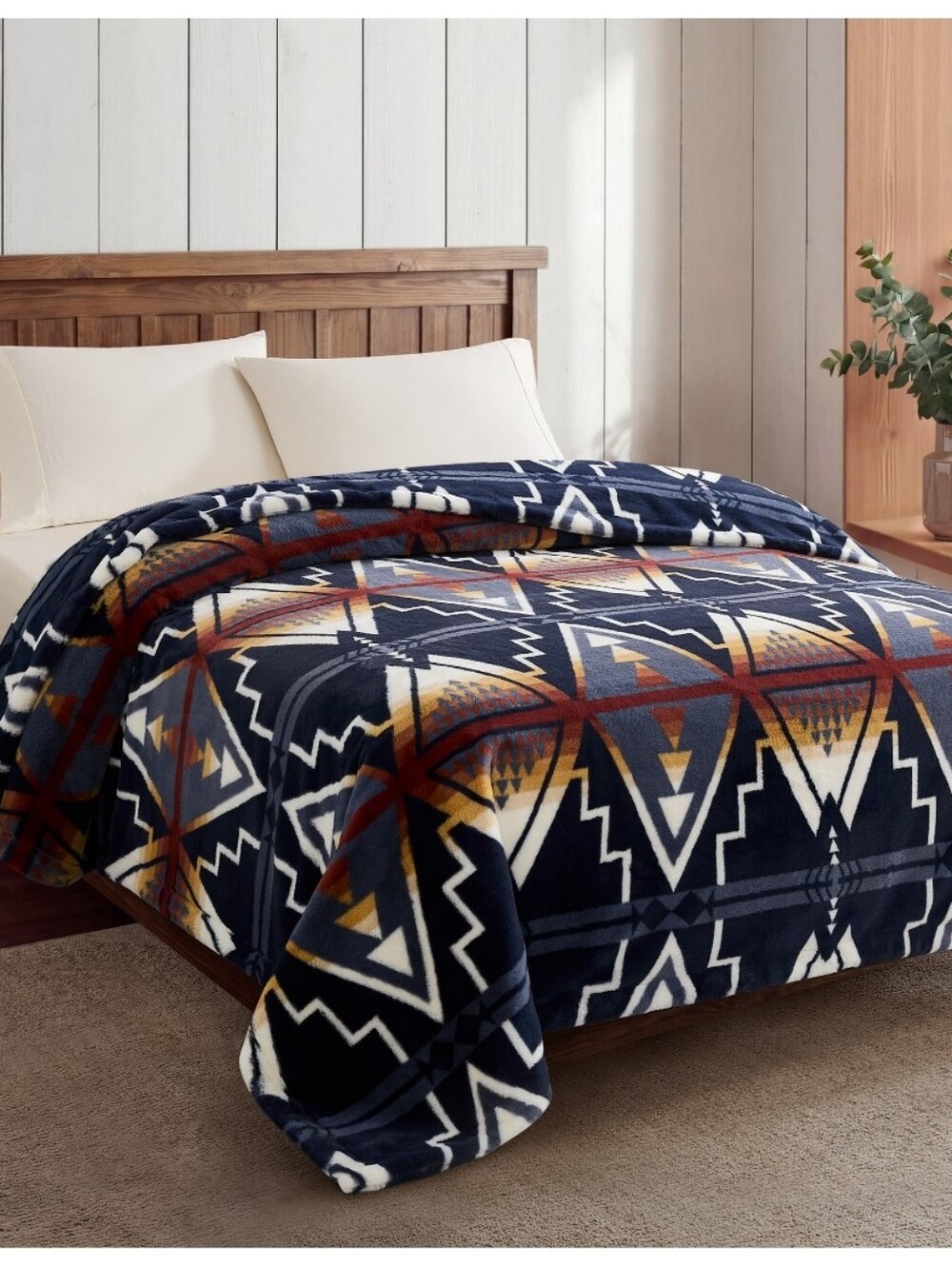(6) Pendelton Arrow Flight Faux Fur  Luxe   Blanket